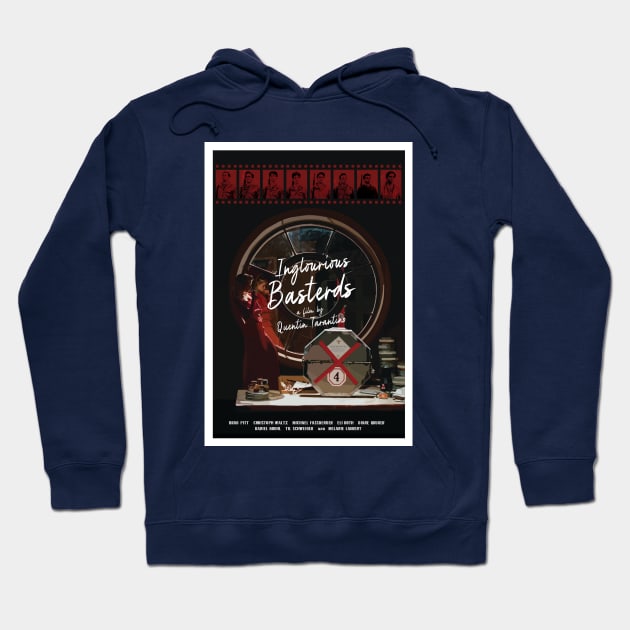 Inglourious Basterds alternative movie poster Hoodie by chrisayerscreative